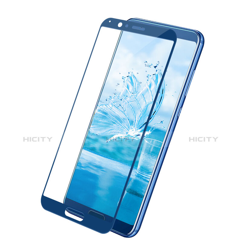 Film Protecteur d'Ecran Verre Trempe Integrale F05 pour Huawei Honor View 10 Bleu Plus