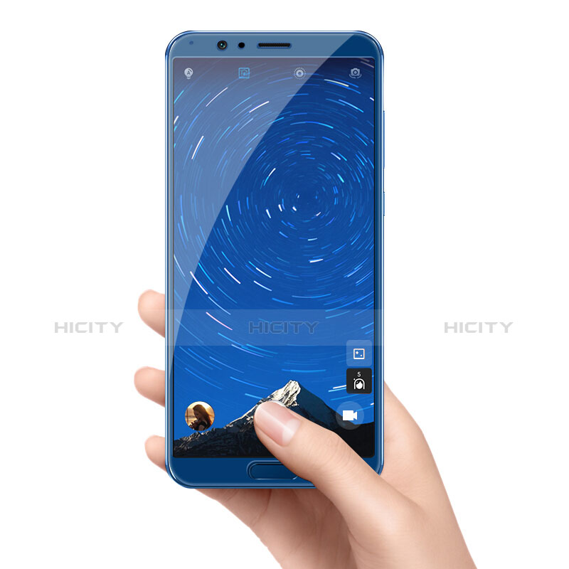 Film Protecteur d'Ecran Verre Trempe Integrale F05 pour Huawei Honor View 10 Bleu Plus