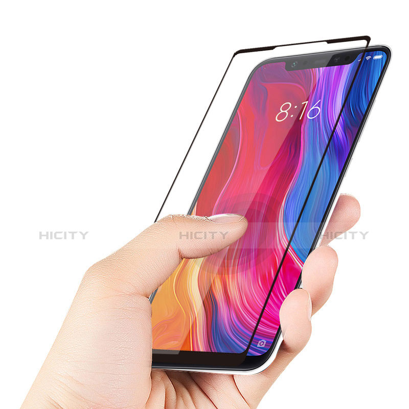 Film Protecteur d'Ecran Verre Trempe Integrale F07 pour Xiaomi Mi 8 Noir Plus