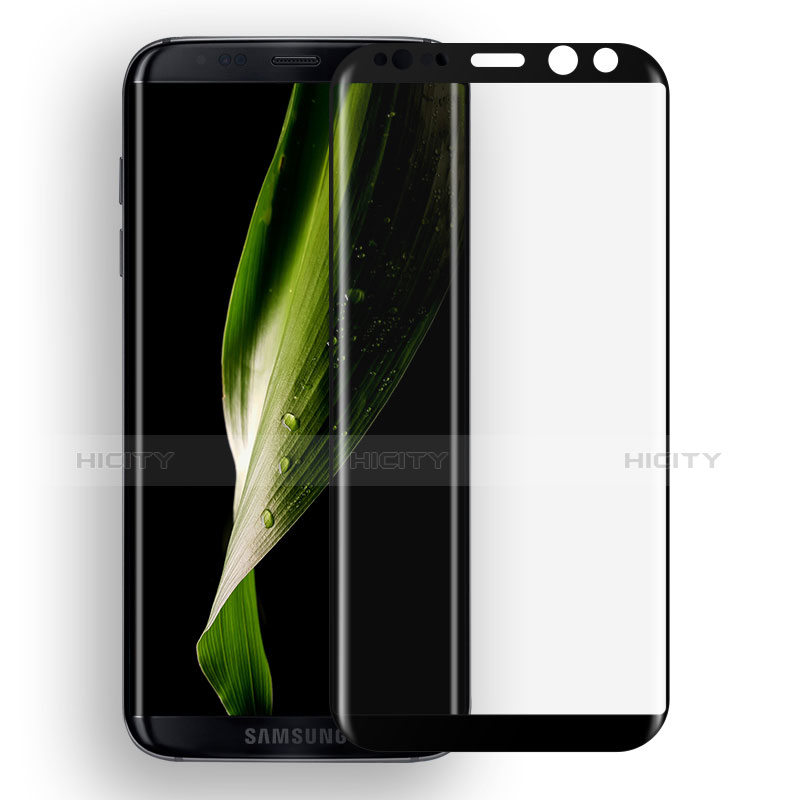 Film Protecteur d'Ecran Verre Trempe Integrale F08 pour Samsung Galaxy S8 Plus Noir Plus