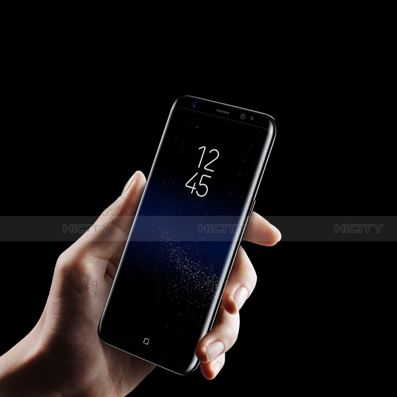 Film Protecteur d'Ecran Verre Trempe Integrale F09 pour Samsung Galaxy S8 Plus Noir Plus
