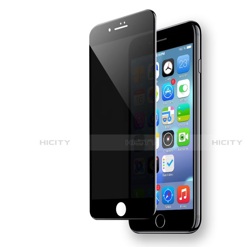 Film Protecteur d'Ecran Verre Trempe Integrale F19 pour Apple iPhone 7 Noir Plus