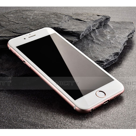 Film Protecteur d'Ecran Verre Trempe Integrale pour Apple iPhone 6 Plus Blanc Plus