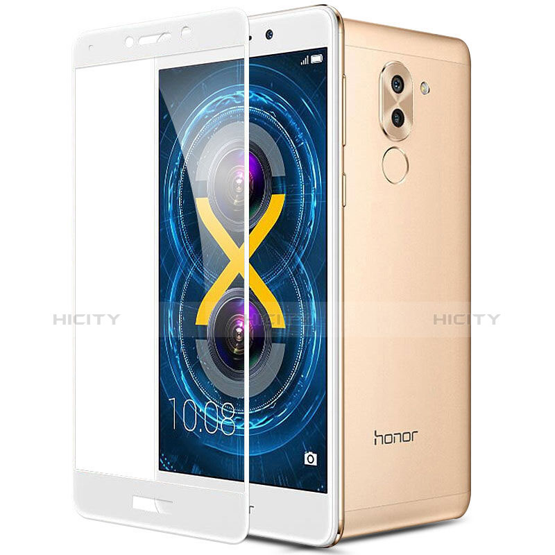 Film Protecteur d'Ecran Verre Trempe Integrale pour Huawei Honor 6X Blanc Plus