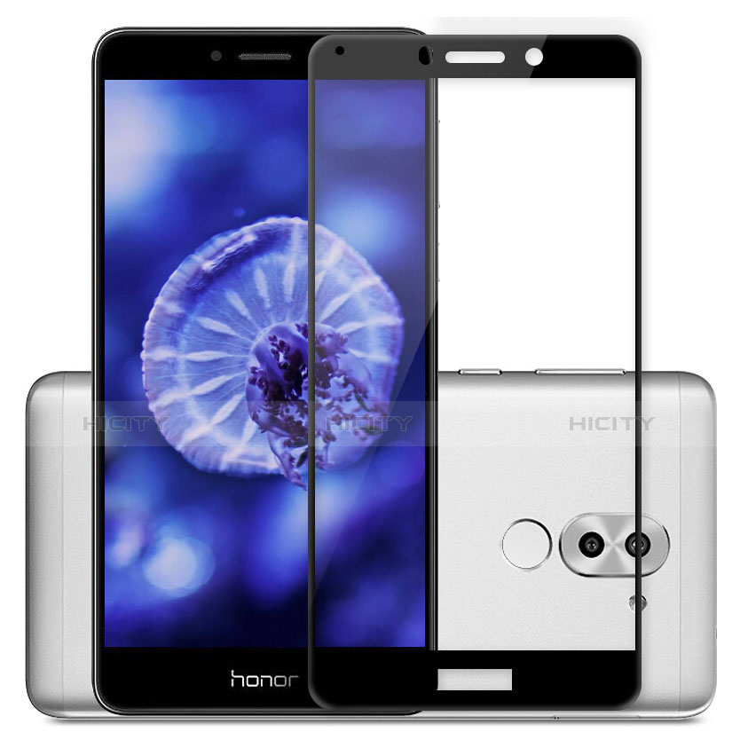 Film Protecteur d'Ecran Verre Trempe Integrale pour Huawei Honor 6X Noir Plus