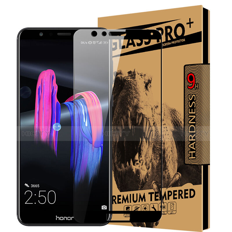 Film Protecteur d'Ecran Verre Trempe Integrale pour Huawei Honor 7X Noir Plus