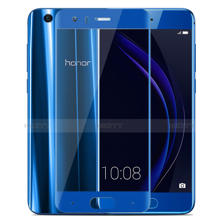 Film Protecteur d'Ecran Verre Trempe Integrale pour Huawei Honor 9 Bleu Plus