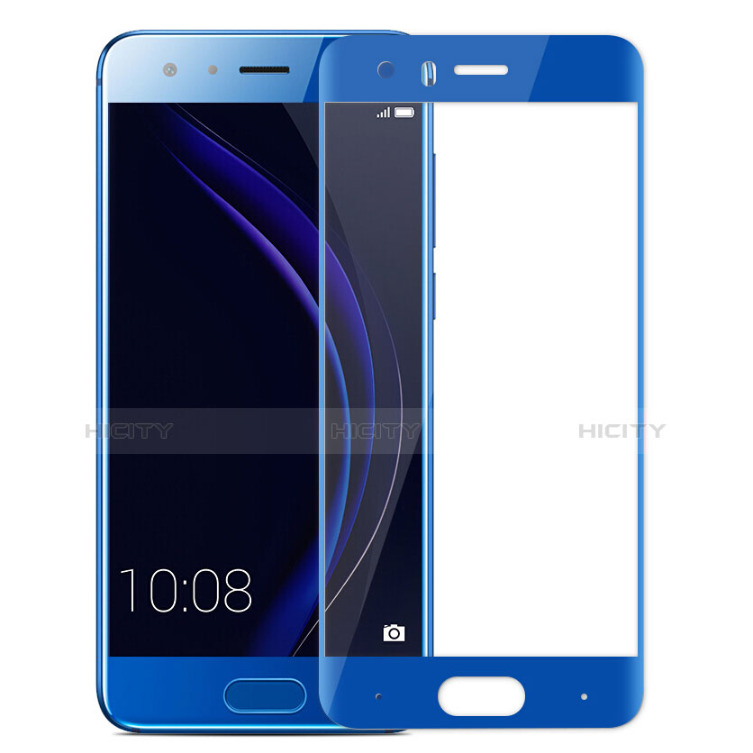 Film Protecteur d'Ecran Verre Trempe Integrale pour Huawei Honor 9 Bleu Plus