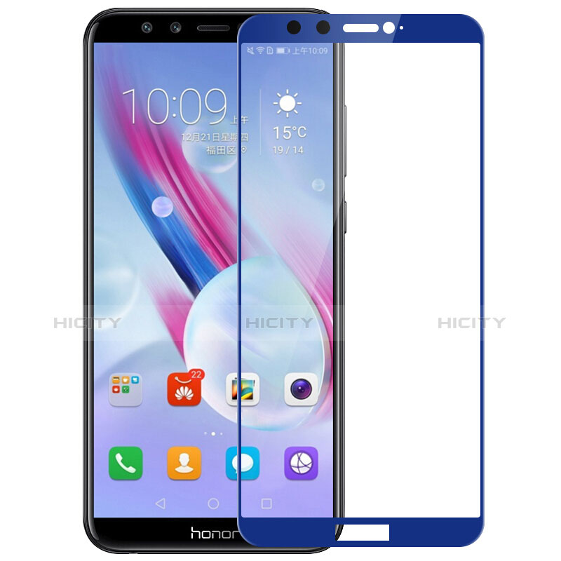 Film Protecteur d'Ecran Verre Trempe Integrale pour Huawei Honor 9 Lite Bleu Plus