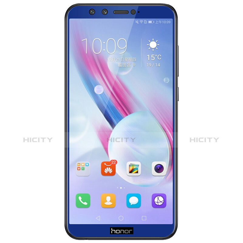 Film Protecteur d'Ecran Verre Trempe Integrale pour Huawei Honor 9 Lite Bleu Plus