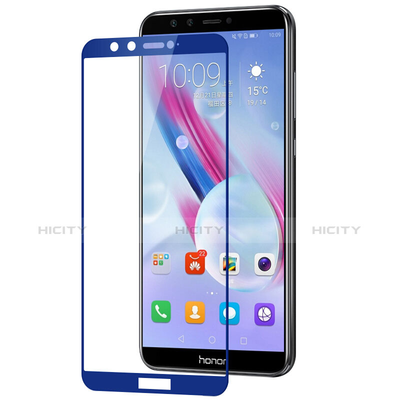 Film Protecteur d'Ecran Verre Trempe Integrale pour Huawei Honor 9 Lite Bleu Plus