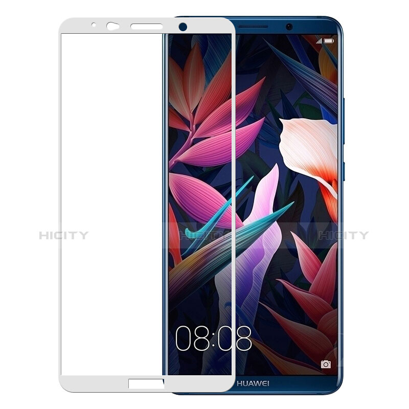 Film Protecteur d'Ecran Verre Trempe Integrale pour Huawei Mate 10 Pro Blanc Plus