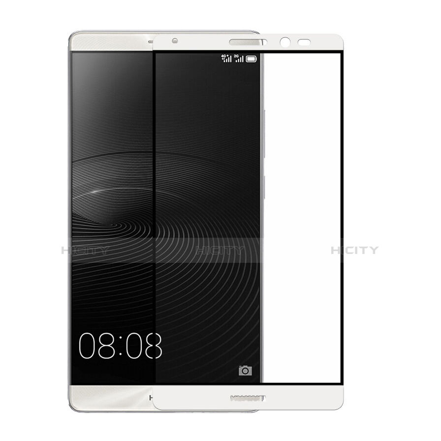 Film Protecteur d'Ecran Verre Trempe Integrale pour Huawei Mate 8 Blanc Plus