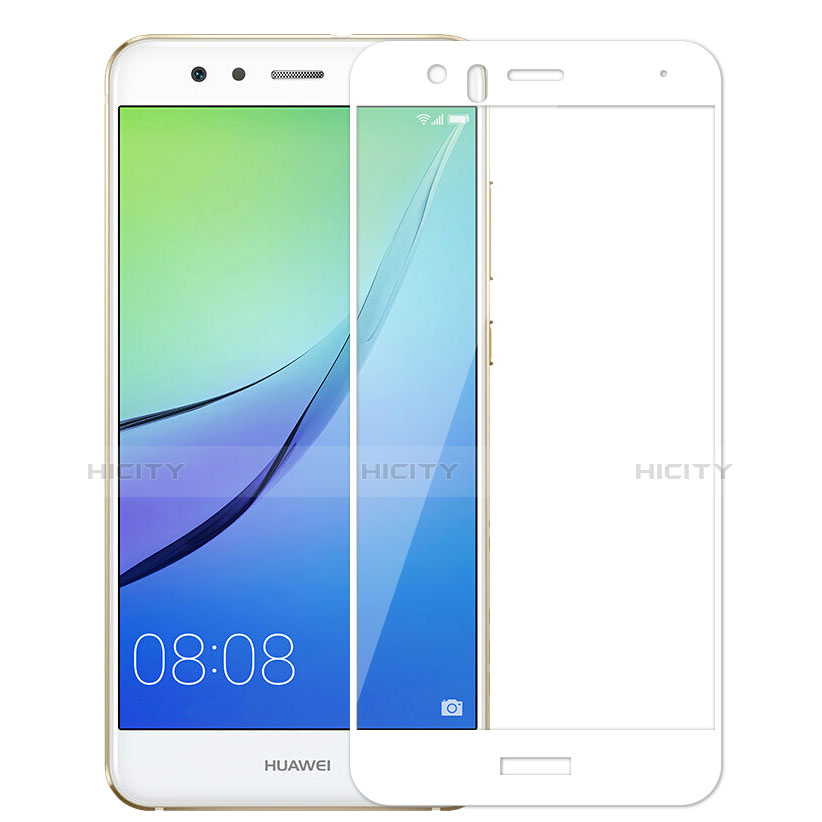 Film Protecteur d'Ecran Verre Trempe Integrale pour Huawei P10 Lite Blanc Plus