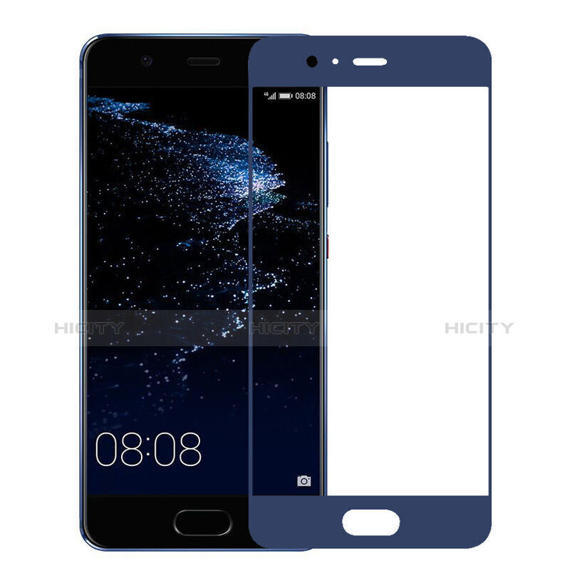 Film Protecteur d'Ecran Verre Trempe Integrale pour Huawei P10 Plus Bleu Plus