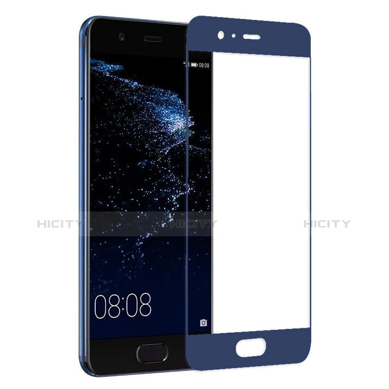 Film Protecteur d'Ecran Verre Trempe Integrale pour Huawei P10 Plus Bleu Plus