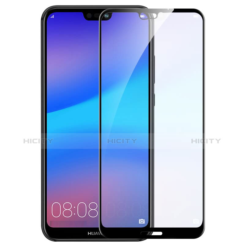 Film Protecteur d'Ecran Verre Trempe Integrale pour Huawei P20 Lite Noir Plus