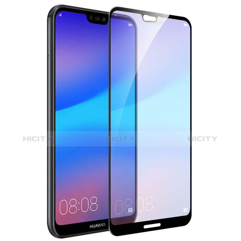 Film Protecteur d'Ecran Verre Trempe Integrale pour Huawei P20 Lite Noir Plus