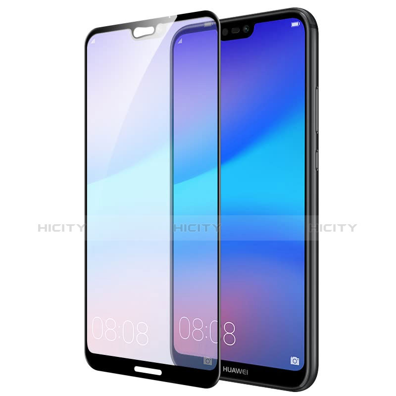 Film Protecteur d'Ecran Verre Trempe Integrale pour Huawei P20 Lite Noir Plus