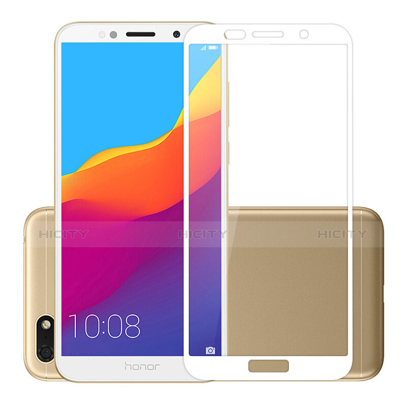 Film Protecteur d'Ecran Verre Trempe Integrale pour Huawei Y5 (2018) Blanc Plus