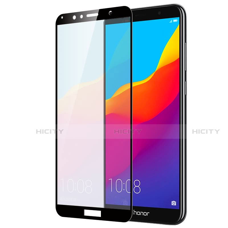 Film Protecteur d'Ecran Verre Trempe Integrale pour Huawei Y6 (2018) Noir Plus