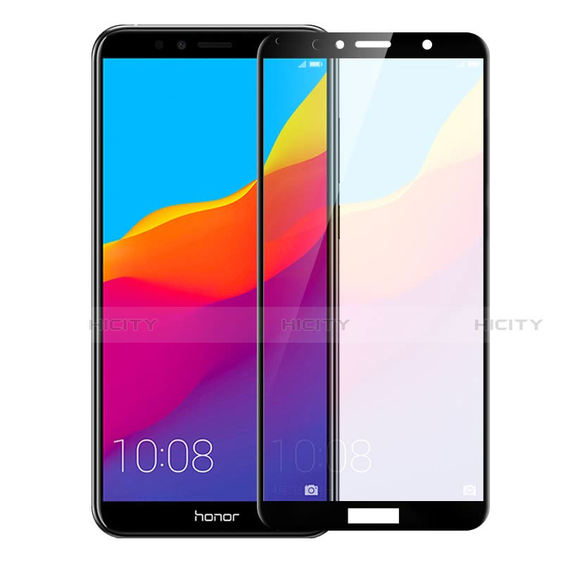 Film Protecteur d'Ecran Verre Trempe Integrale pour Huawei Y6 (2018) Noir Plus