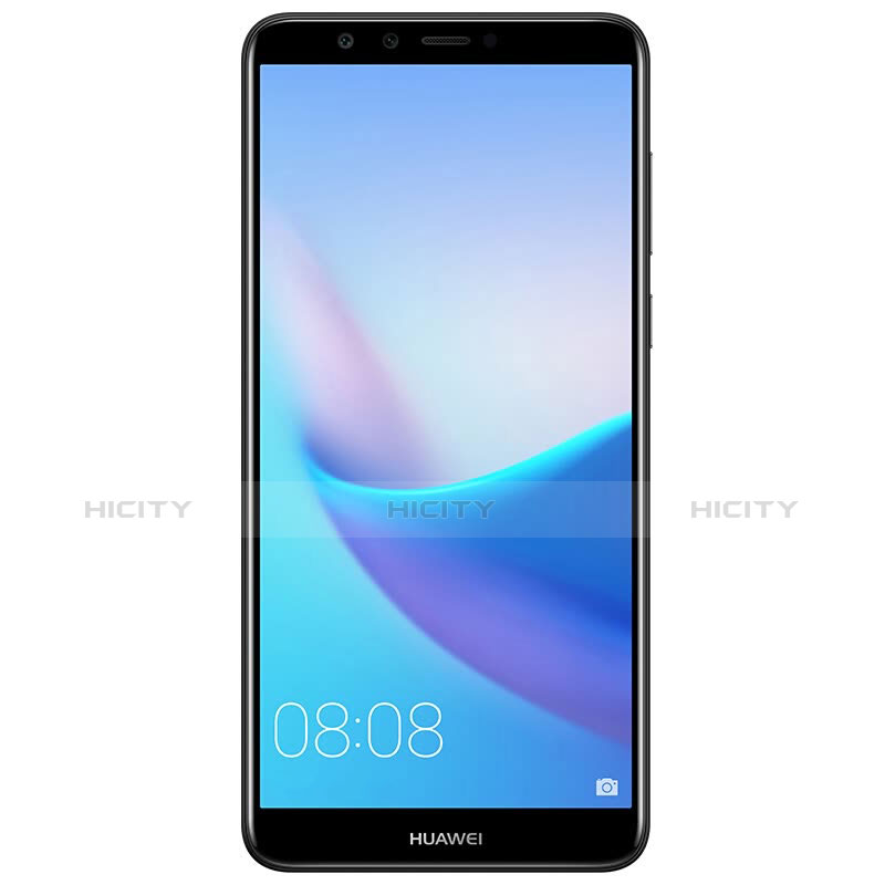 Film Protecteur d'Ecran Verre Trempe Integrale pour Huawei Y9 (2018) Noir Plus