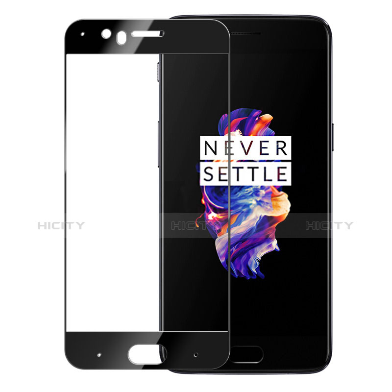 Film Protecteur d'Ecran Verre Trempe Integrale pour OnePlus 5 Noir Plus