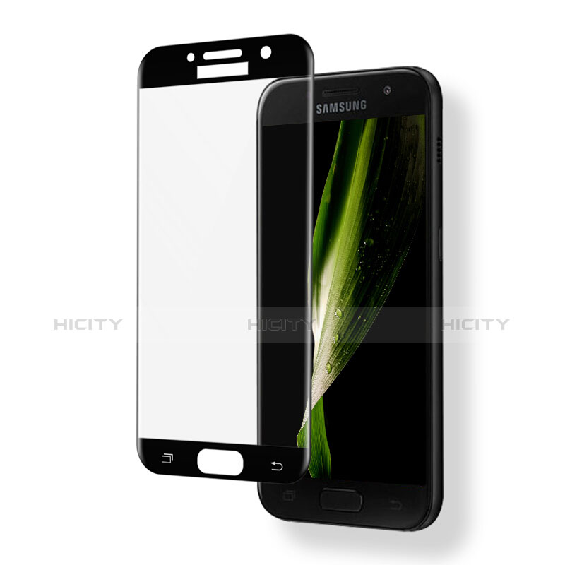 Film Protecteur d'Ecran Verre Trempe Integrale pour Samsung Galaxy A3 (2017) SM-A320F Noir Plus