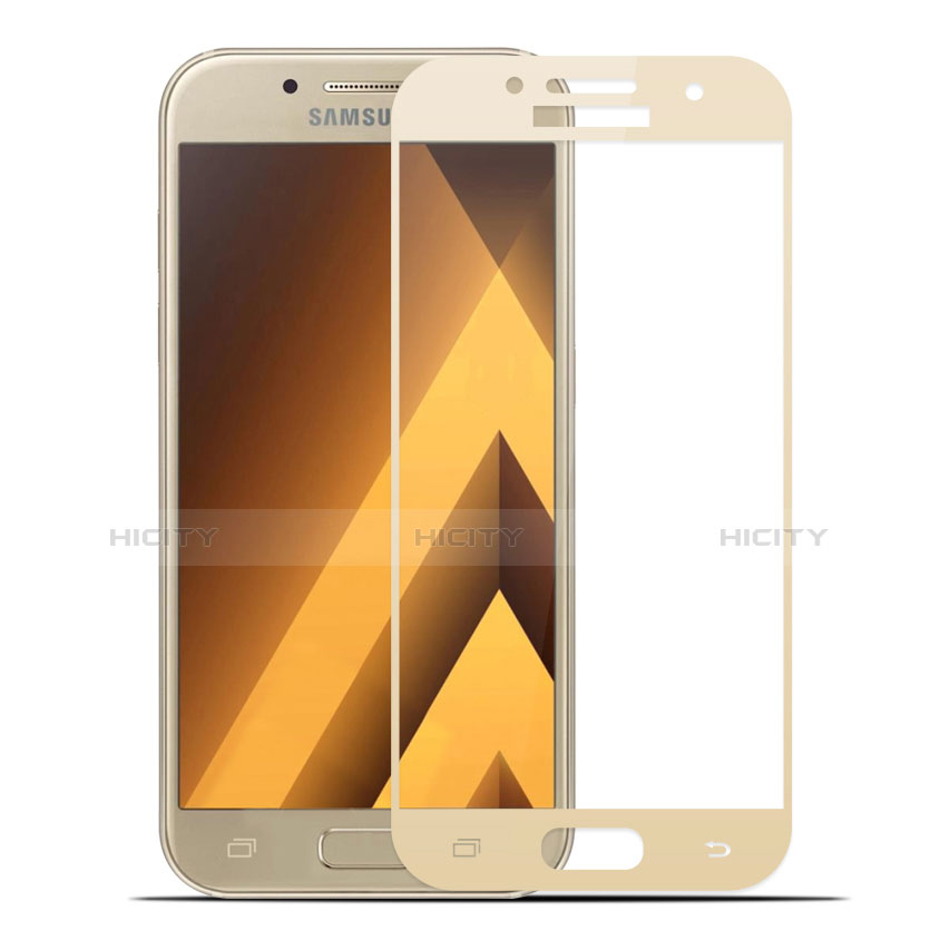 Film Protecteur d'Ecran Verre Trempe Integrale pour Samsung Galaxy A3 (2017) SM-A320F Or Plus