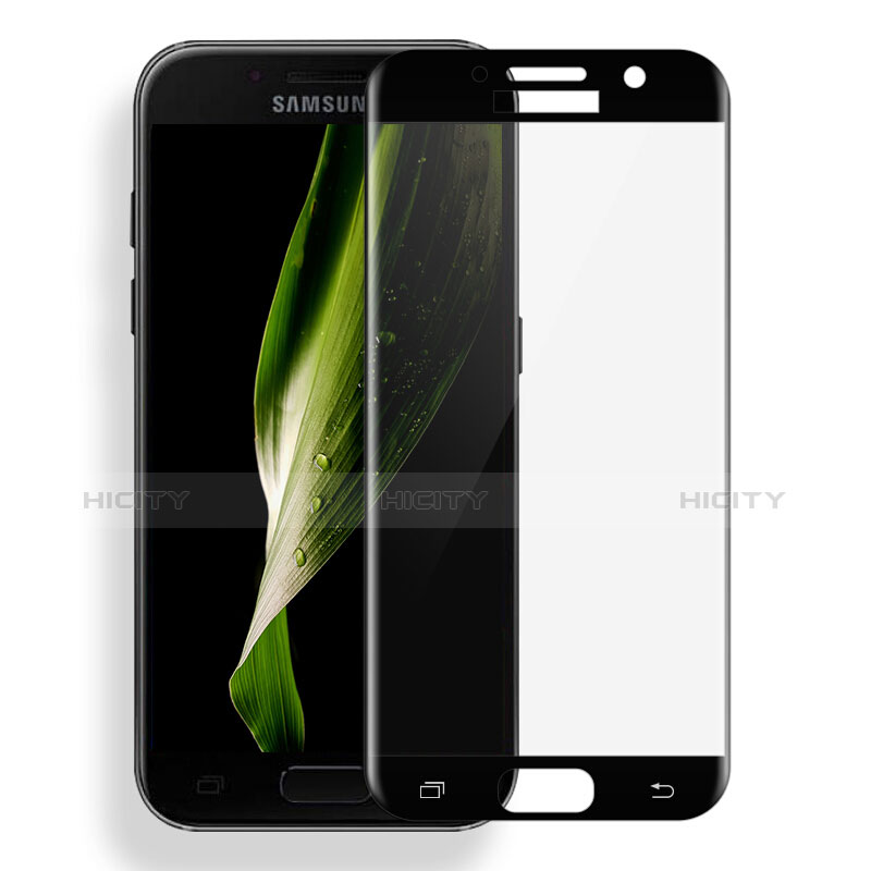 Film Protecteur d'Ecran Verre Trempe Integrale pour Samsung Galaxy A7 (2017) A720F Noir Plus