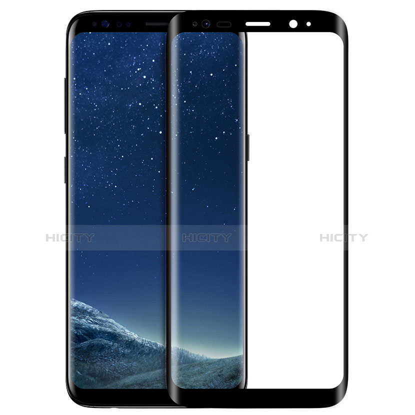 Film Protecteur d'Ecran Verre Trempe Integrale pour Samsung Galaxy S8 Plus Noir Plus