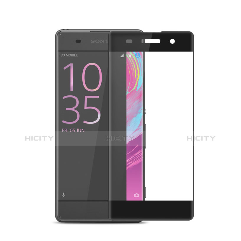 Film Protecteur d'Ecran Verre Trempe Integrale pour Sony Xperia XA F3111 (2016) Noir Plus