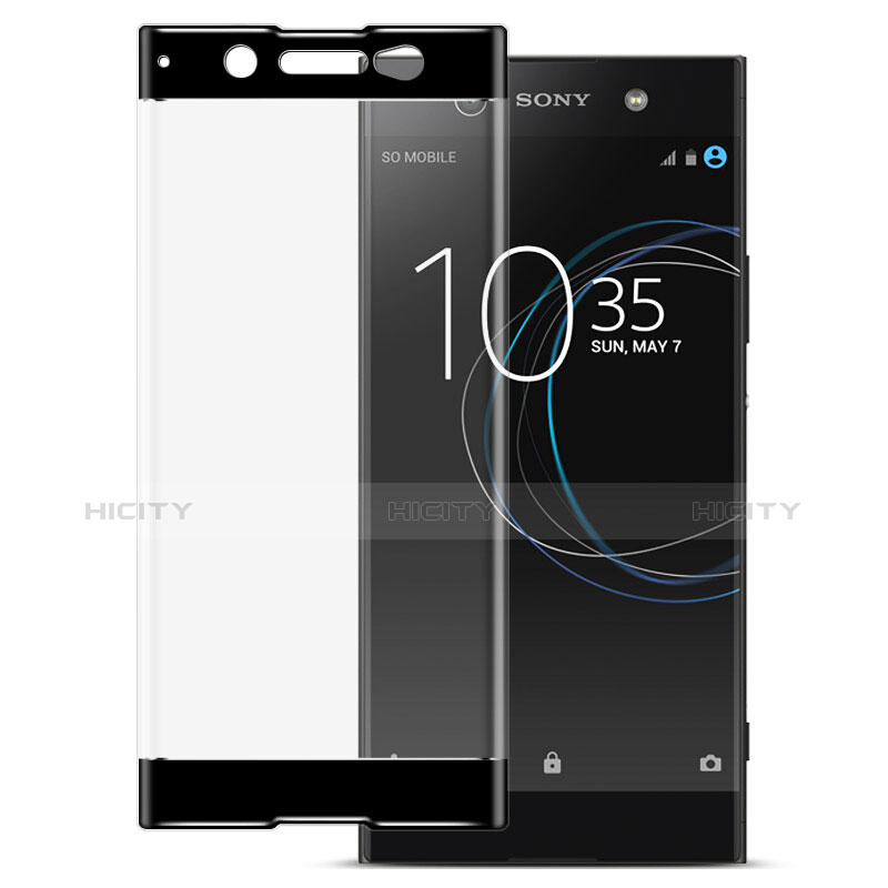 Film Protecteur d'Ecran Verre Trempe Integrale pour Sony Xperia XA1 Ultra Noir Plus