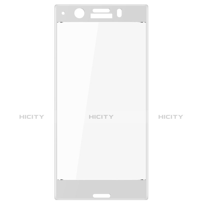 Film Protecteur d'Ecran Verre Trempe Integrale pour Sony Xperia XZ1 Compact Blanc Plus