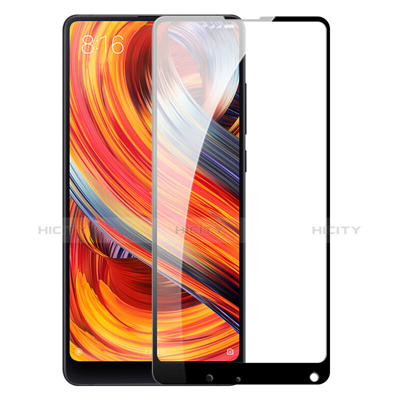 Film Protecteur d'Ecran Verre Trempe Integrale pour Xiaomi Mi Mix 2 Noir Plus