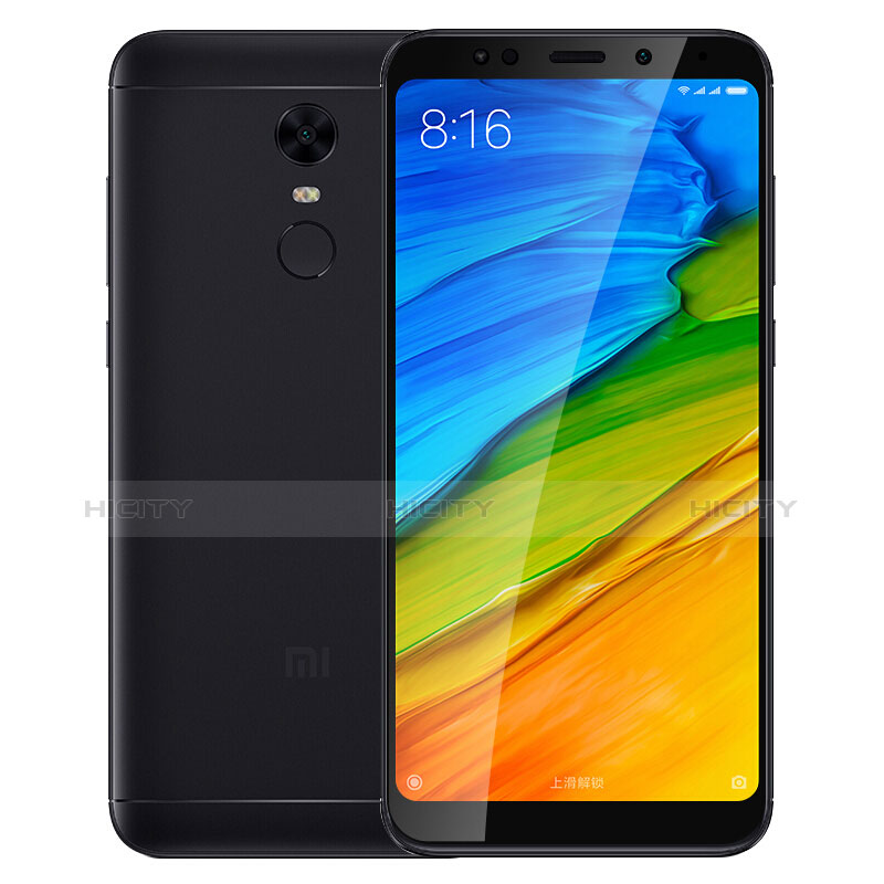 Film Protecteur d'Ecran Verre Trempe Integrale pour Xiaomi Redmi 5 Plus Noir Plus