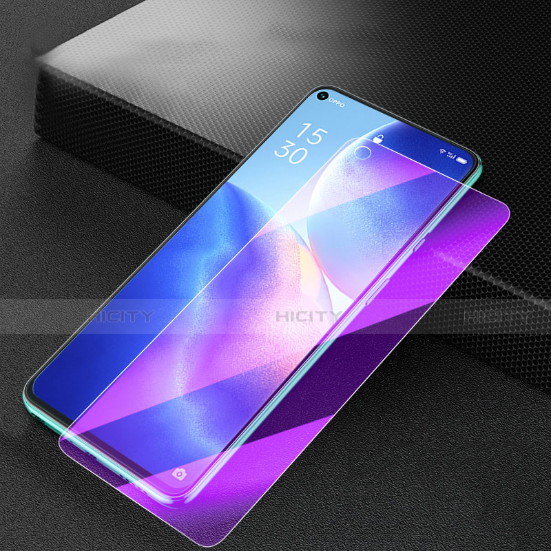 Film Protection Protecteur d'Ecran Verre Trempe Anti-Lumiere Bleue B02 pour Oppo Reno5 5G Clair Plus