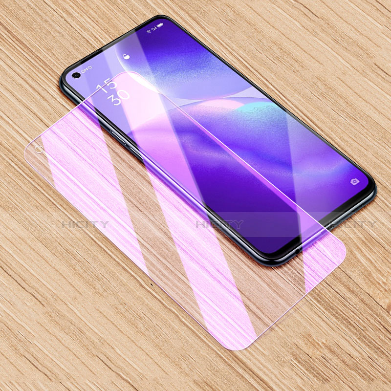 Film Protection Protecteur d'Ecran Verre Trempe Anti-Lumiere Bleue B04 pour Oppo Reno5 5G Clair Plus