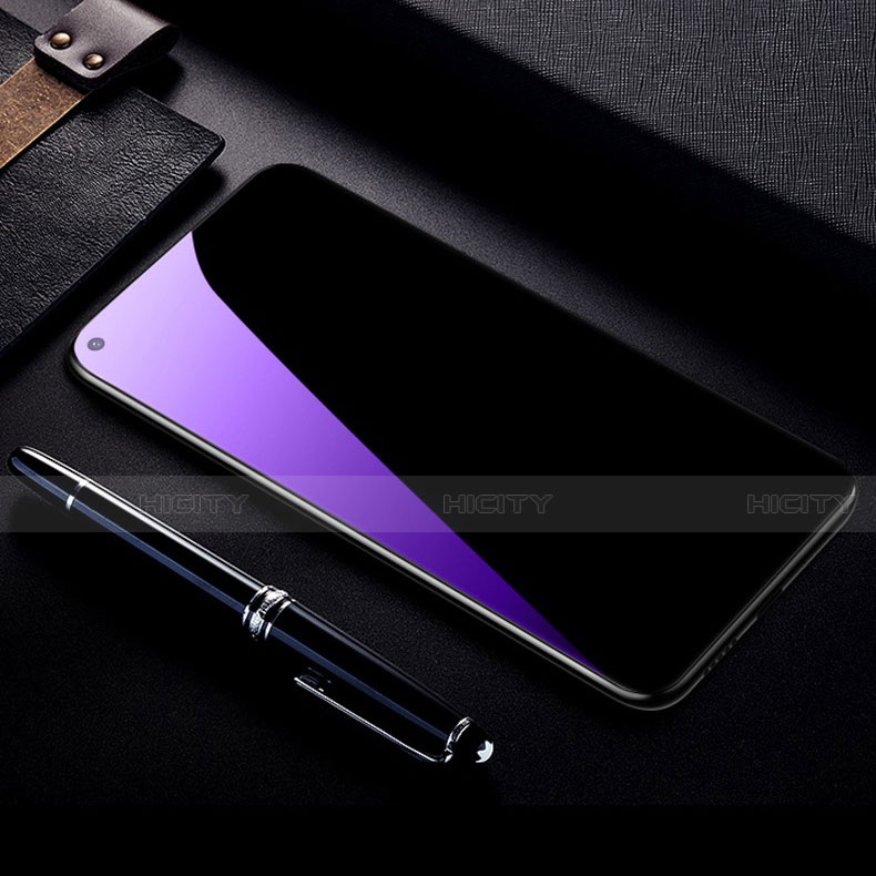 Film Protection Protecteur d'Ecran Verre Trempe Integrale Anti-Lumiere Bleue pour Oppo K7x 5G Noir Plus