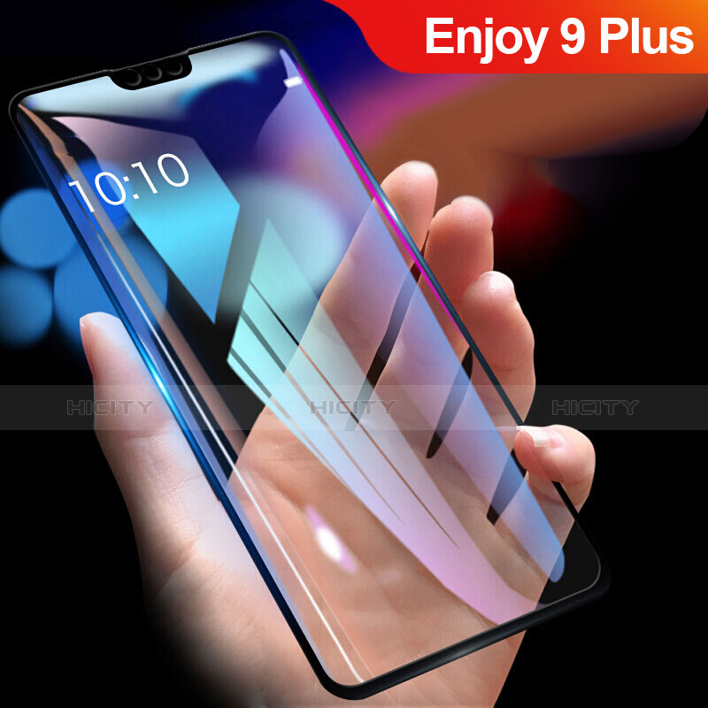 Film Protection Protecteur d'Ecran Verre Trempe Integrale F02 pour Huawei Enjoy 9 Plus Noir Plus