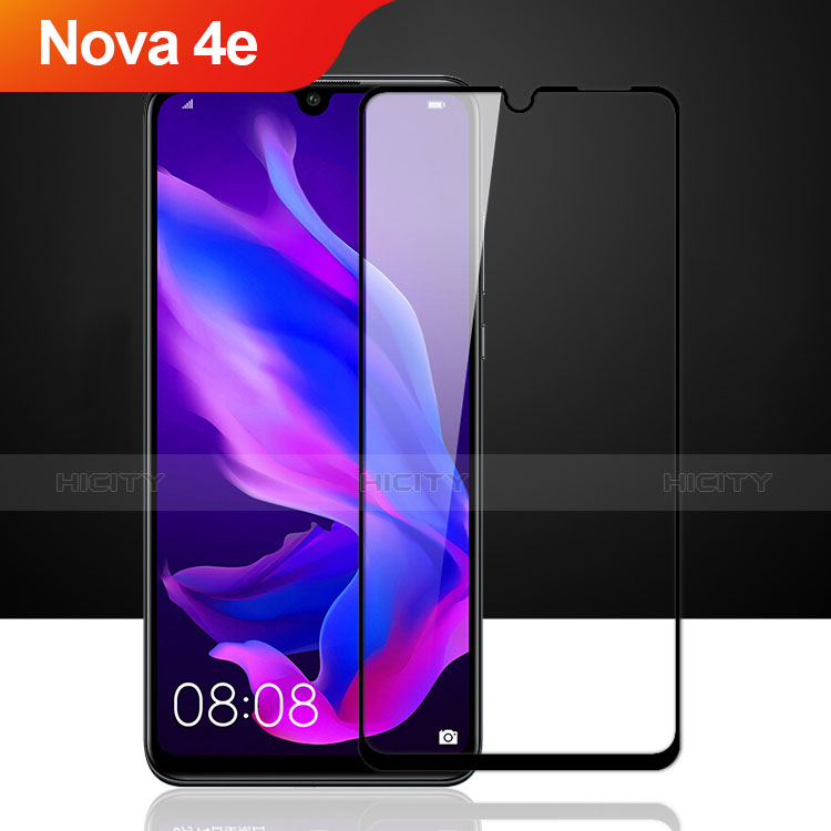 Film Protection Protecteur d'Ecran Verre Trempe Integrale F02 pour Huawei Nova 4e Noir Plus