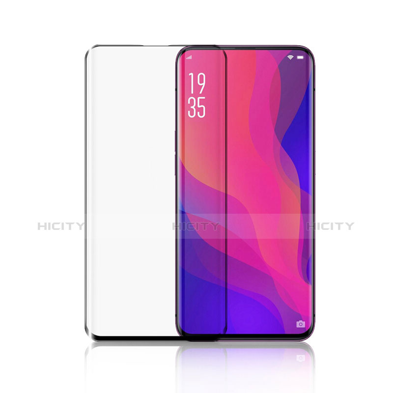 Film Protection Protecteur d'Ecran Verre Trempe Integrale F02 pour Oppo Find X Noir Plus