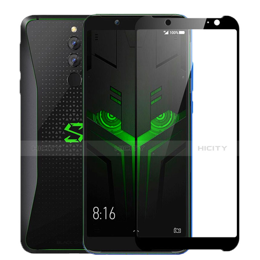 Film Protection Protecteur d'Ecran Verre Trempe Integrale F02 pour Xiaomi Black Shark Helo Noir Plus