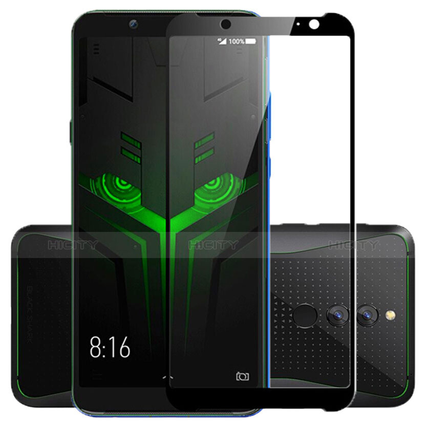 Film Protection Protecteur d'Ecran Verre Trempe Integrale F02 pour Xiaomi Black Shark Helo Noir Plus