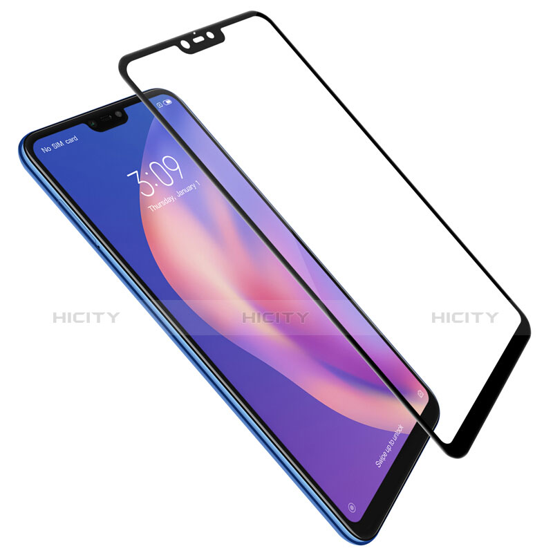 Film Protection Protecteur d'Ecran Verre Trempe Integrale F02 pour Xiaomi Mi 8 Lite Noir Plus