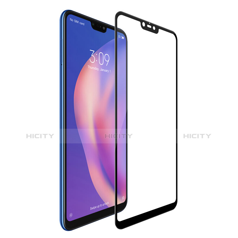 Film Protection Protecteur d'Ecran Verre Trempe Integrale F02 pour Xiaomi Mi 8 Lite Noir Plus