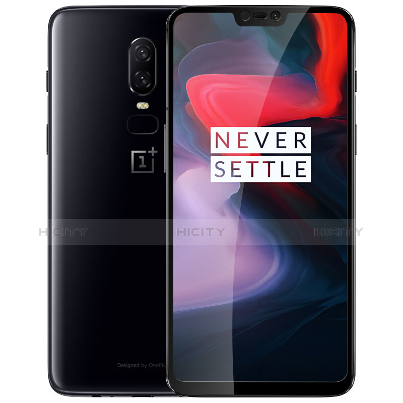 Film Protection Protecteur d'Ecran Verre Trempe Integrale F03 pour OnePlus 6 Noir Plus