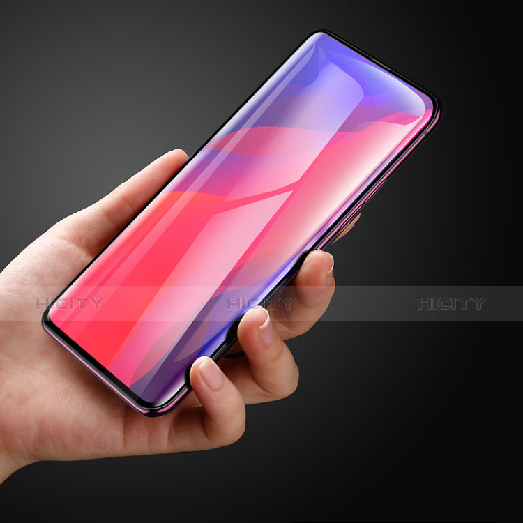 Film Protection Protecteur d'Ecran Verre Trempe Integrale F03 pour Oppo Find X Super Flash Edition Noir Plus