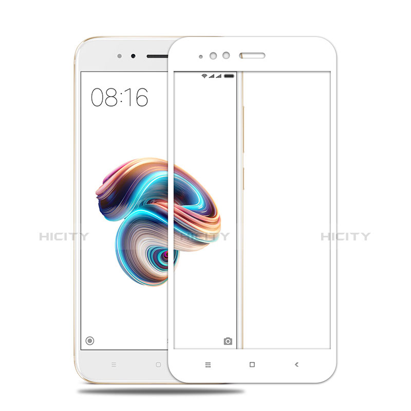 Film Protection Protecteur d'Ecran Verre Trempe Integrale F03 pour Xiaomi Mi 5X Blanc Plus